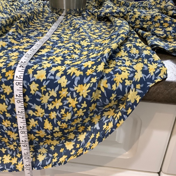 Chaps floral peasant top fits 2X like New! - Picture 10 of 11